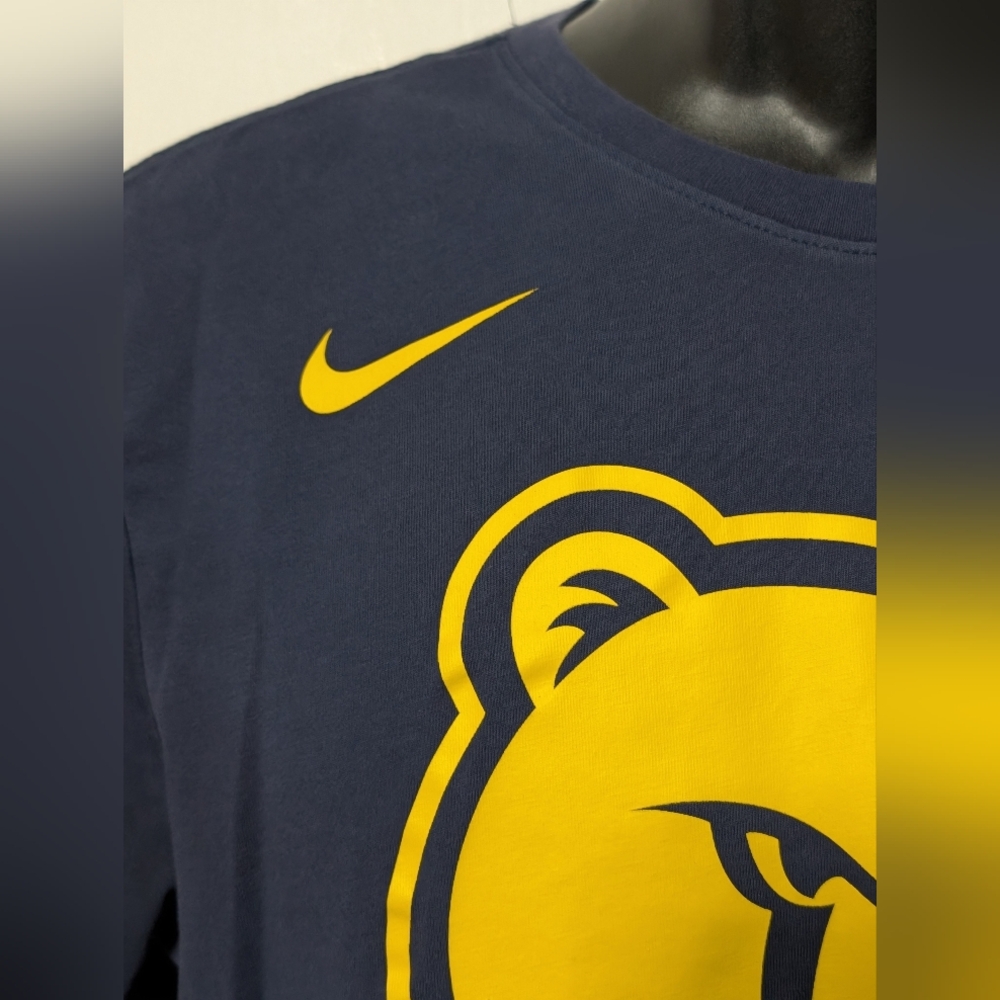 Men's Nike Dri Fit Memphis Grizzly NBA Blue T-shirt Size Large - Picture 7 of 9